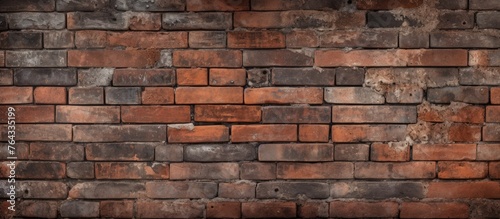 Capture of a detailed view showing a brick wall with a visible opening or gap within the structure