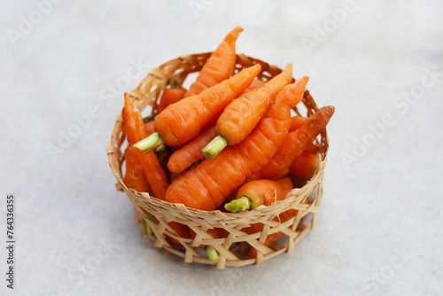Fresh baby carrot, Excellent source of vitamin A and beta-carotene