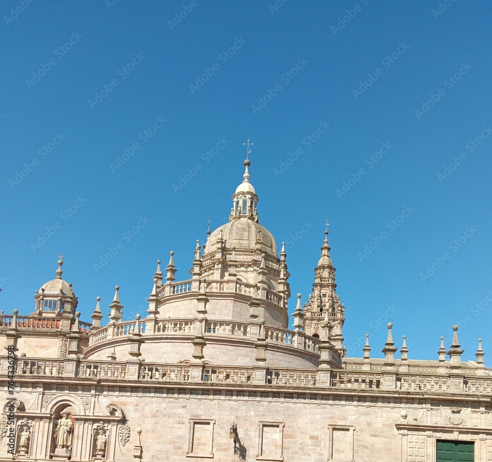 Fototapeta premium Cimborrio de la Catedral de Santiago de Compostela, Galicia