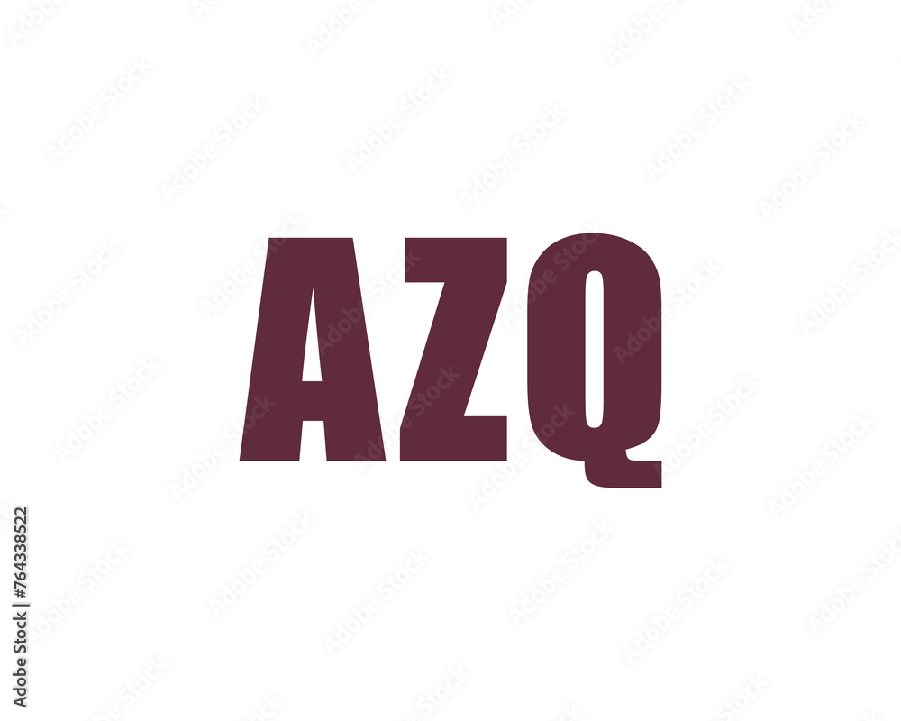 AZQ logo design vector template AZQ logo design vector template