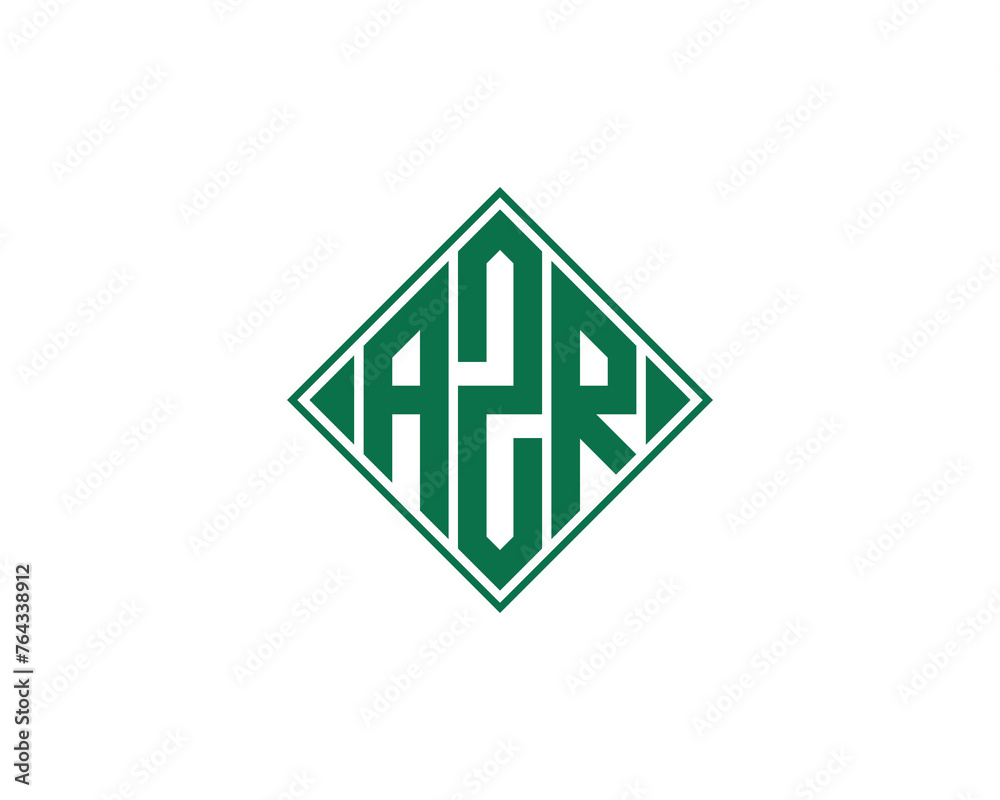 Fototapeta premium AZR logo design vector template