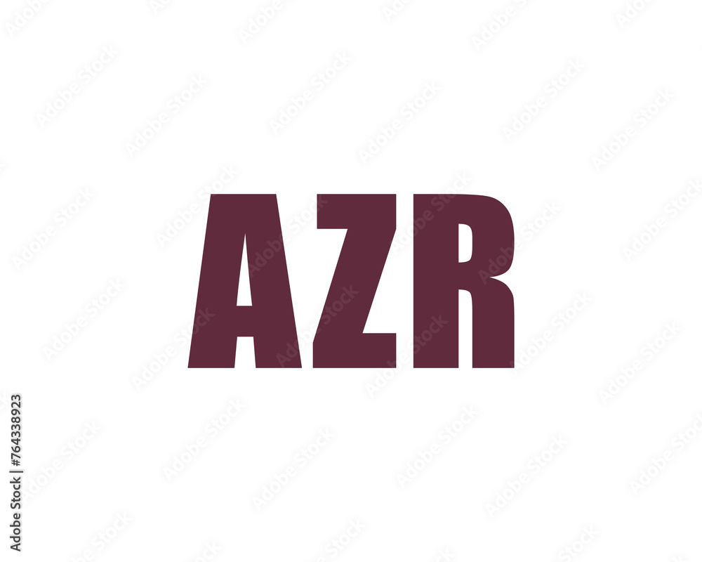 AZR logo design vector template AZR logo design vector template