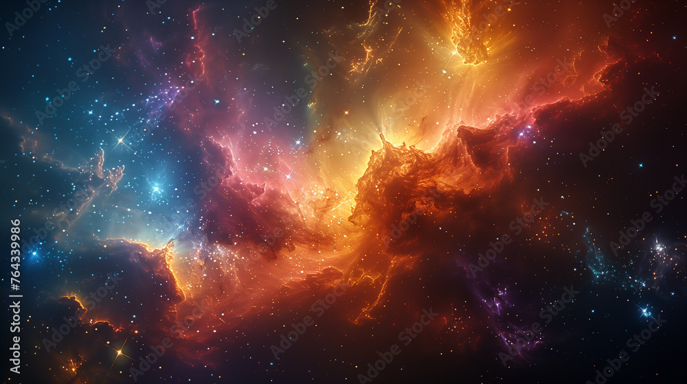osmic Radiance Bright Nebula Illuminating Space Splendor osmic Radiance Bright Nebula Illuminating Space Splendor