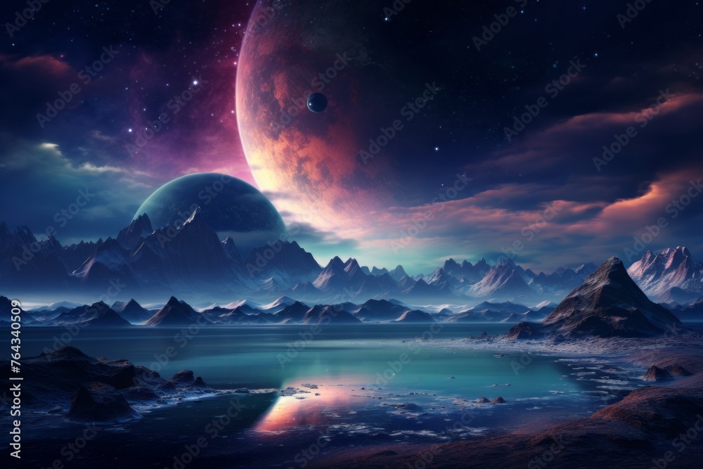 A breathtaking view of interstellar beauty