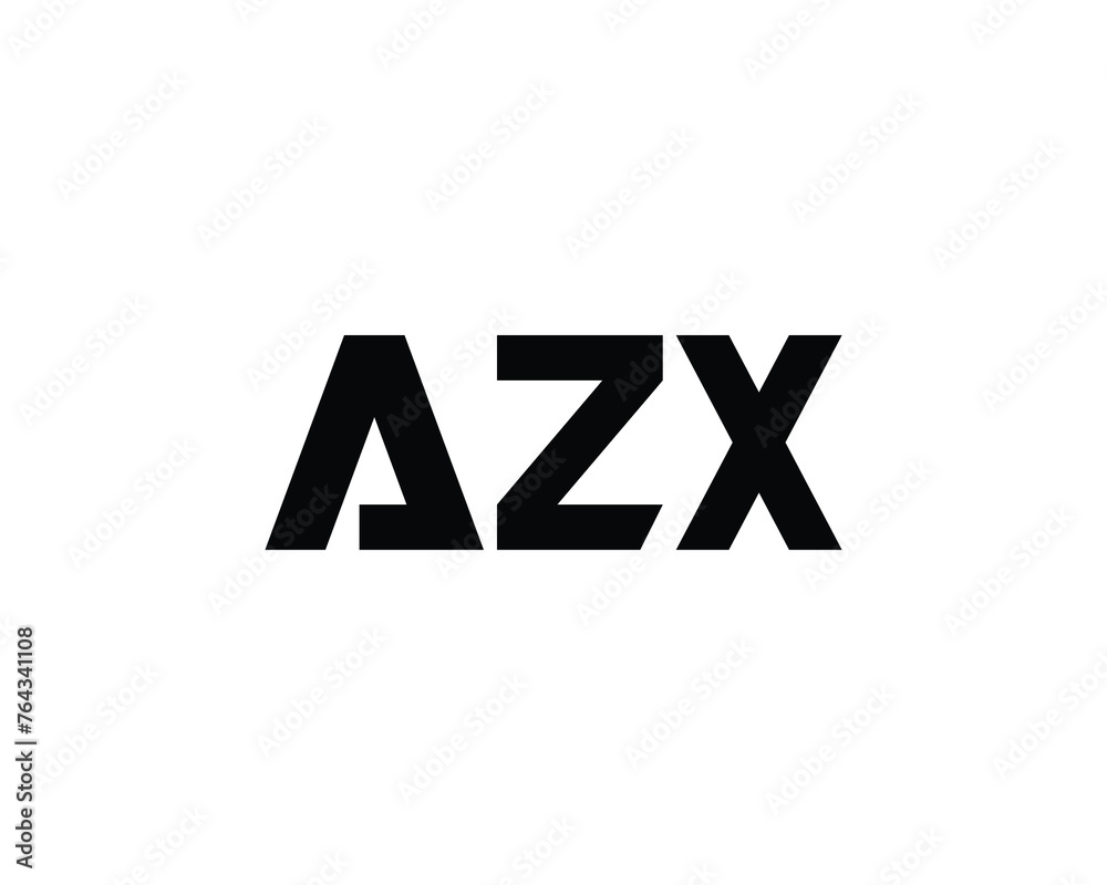 AZX logo design vector template AZX logo design vector template