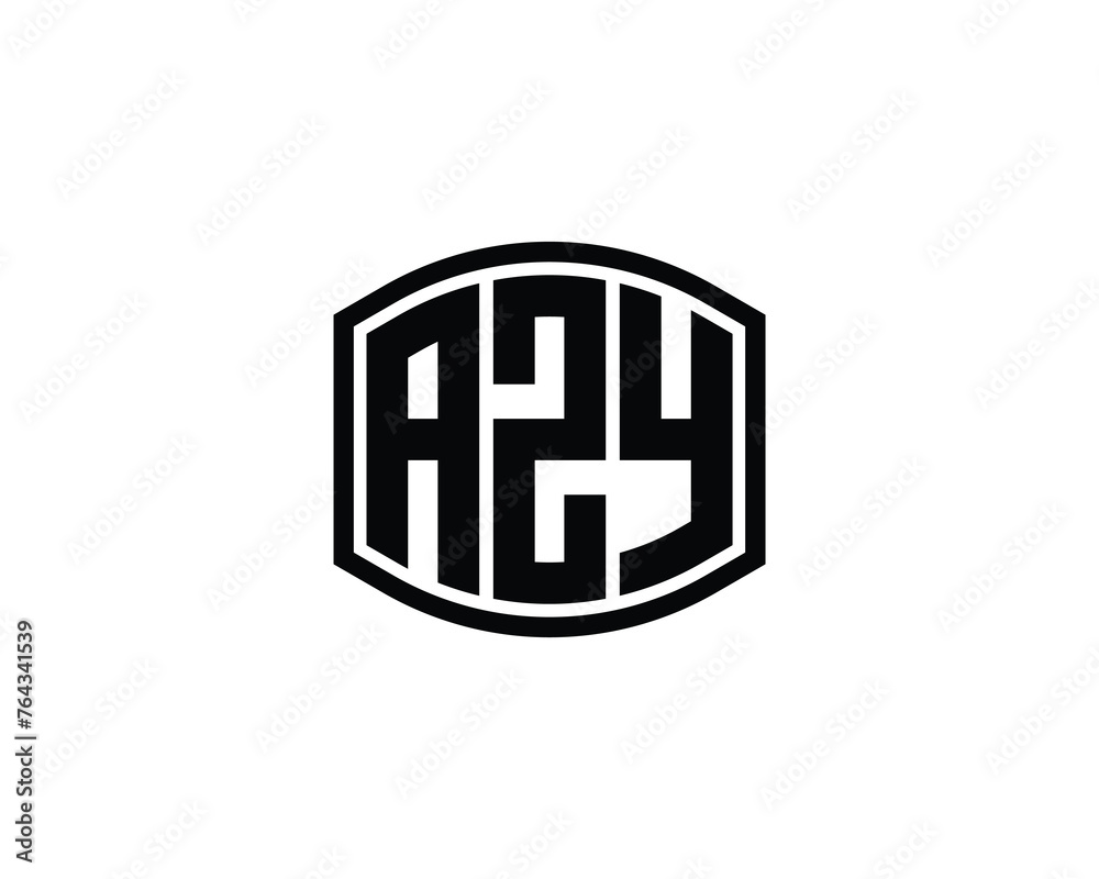 AZY logo design vector template AZY logo design vector template