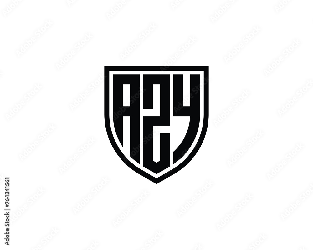 AZY logo design vector template