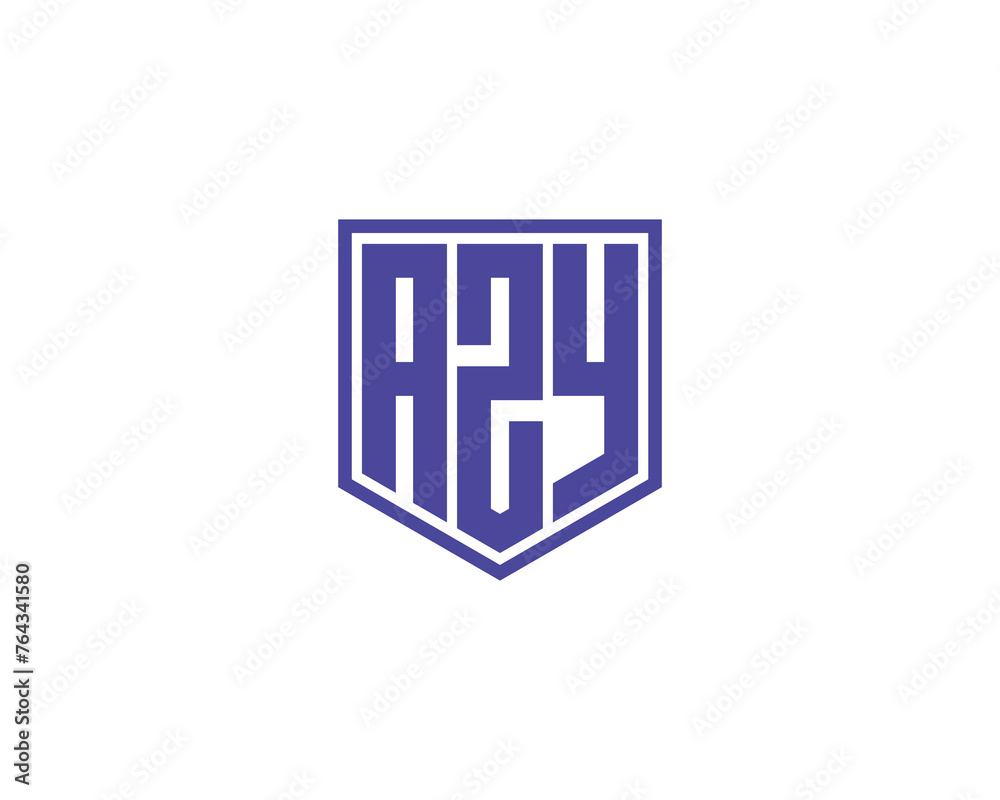 AZY logo design vector template AZY logo design vector template