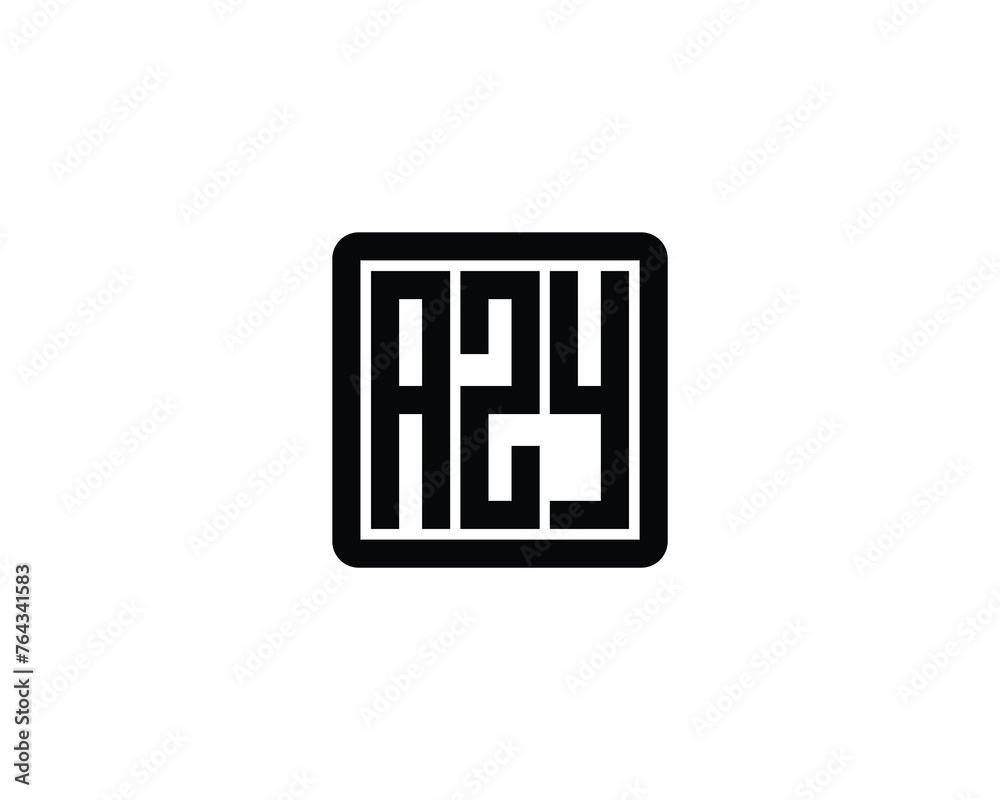 AZY logo design vector template AZY logo design vector template