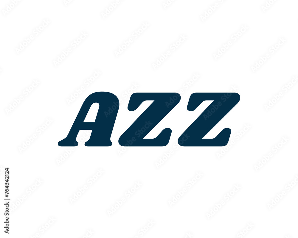 AZZ logo design vector template AZZ logo design vector template