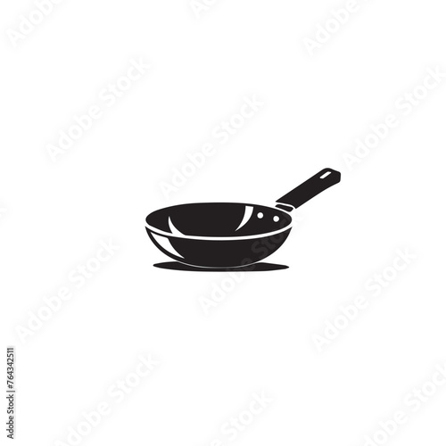Pan in cartoon, doodle style . Image for t-shirt, web, mobile apps and ui. Isolated 2d vector illustration in logo, icon, sketch style, Eps 10, black and white. AI Generative