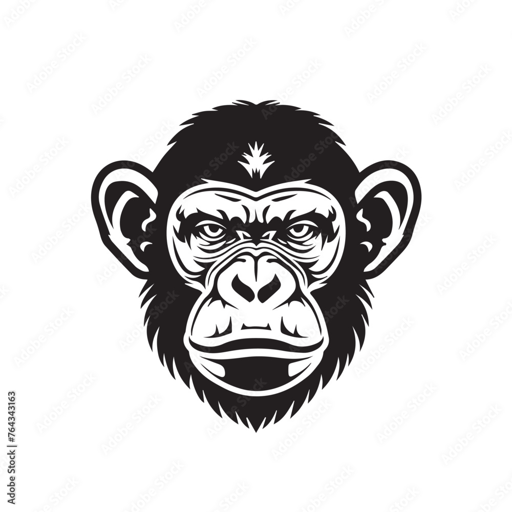 Monkey in cartoon, doodle style . Image for t-shirt, web, mobile apps and ui. Isolated 2d vector illustration in logo, icon, sketch style, Eps 10, black and white. AI Generative Monkey in cartoon, doodle style . Image for t-shirt, web, mobile apps and ui. Isolated 2d vector illustration in logo, icon, sketch style, Eps 10, black and white. AI Generative