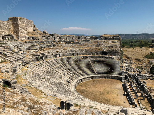 Miletus Ancient City Theater, Aydin, Turkiye/Turkey