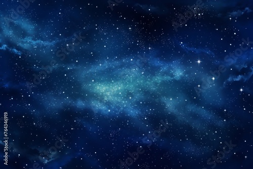 Cosmic and star-filled night sky forming a mesmerizing and enchanting wallpaper background