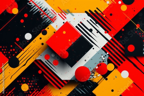 Bold and striking social media background with contrasting colors