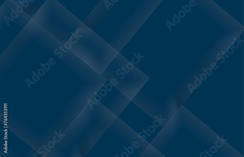 Abstract gray triangle line isolated on blue background. Abstract geometric stylish modern background design. Vector illustration. 