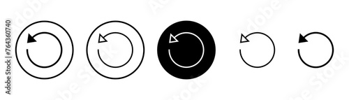 Refresh icon vector isolated on white background. Reload icon vector. Update icon. convert icon