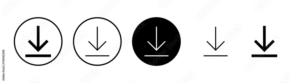 Download icon vector isolated on white background. Downloading vector icon Download icon vector isolated on white background. Downloading vector icon