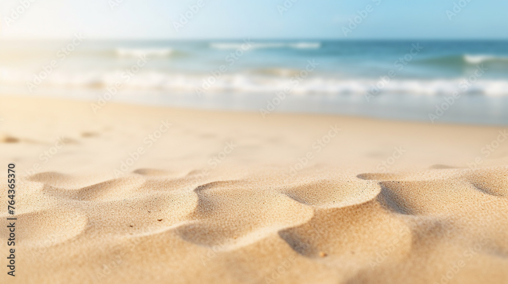 empty sand beach and seashore waves background with copy space empty sand beach and seashore waves background with copy space