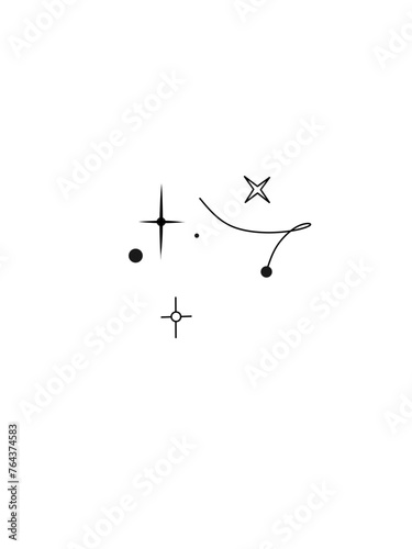 Zodiac symbols. Hand drawn vector illustration