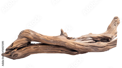 Driftwood isolated on transparent background