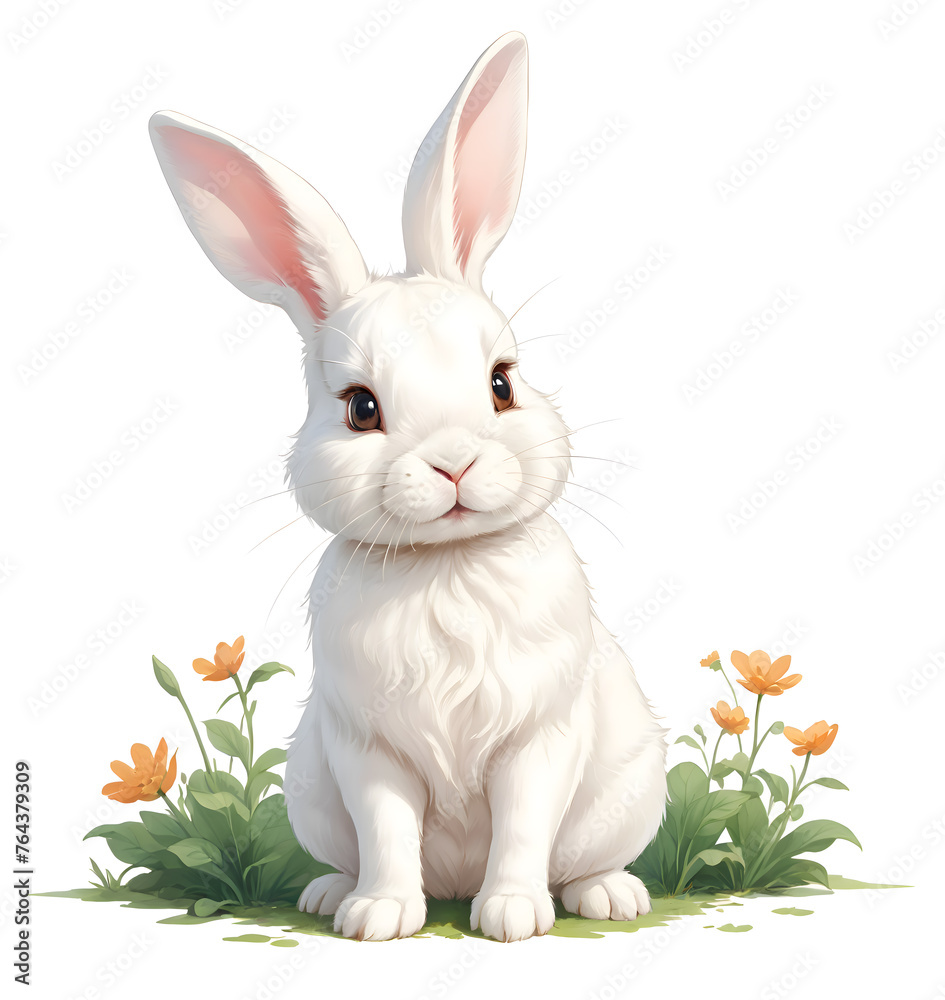 Cute rabbit illustration Cute rabbit illustration