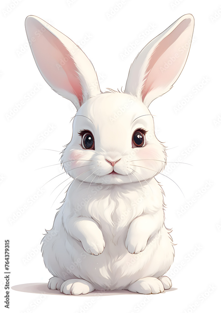 Obraz premium Cute rabbit illustration