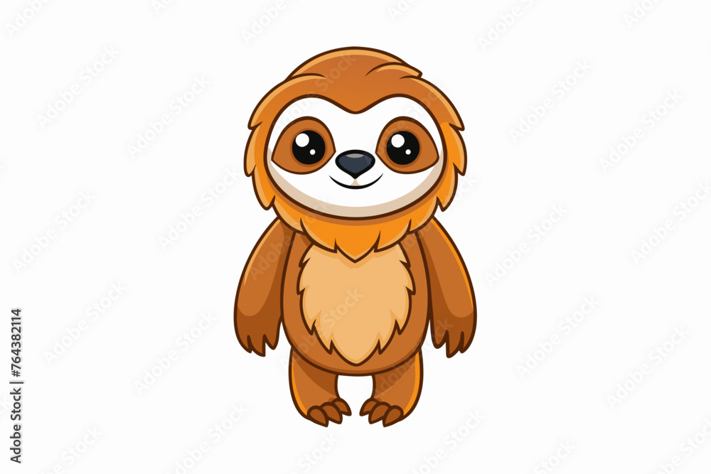 sloth vector illustration
