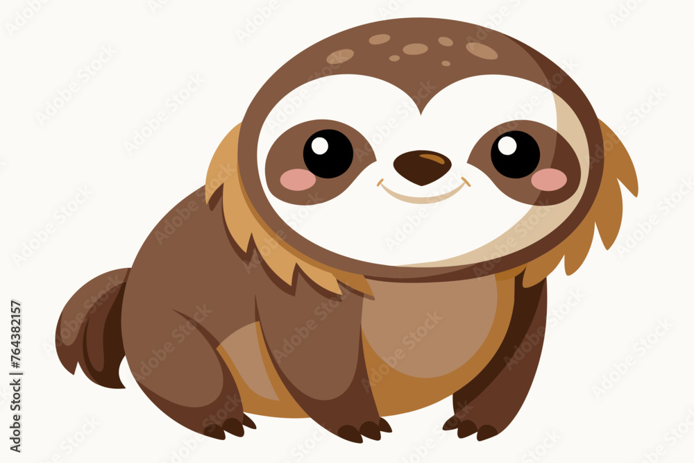 Fototapeta premium sloth vector illustration