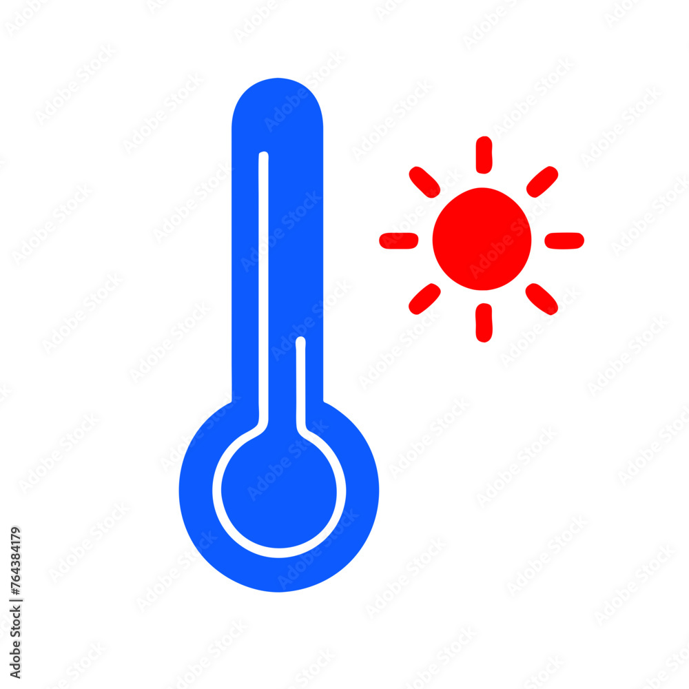 Thermometer icon vector graphic element symbol illustration on a Transparent Background Thermometer icon vector graphic element symbol illustration on a Transparent Background