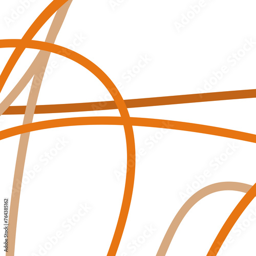 Orange Neutral Lines Background 