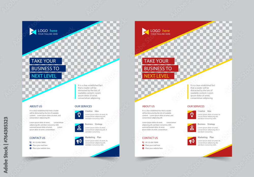 Corporate Flyer Template | A4 | Print Ready