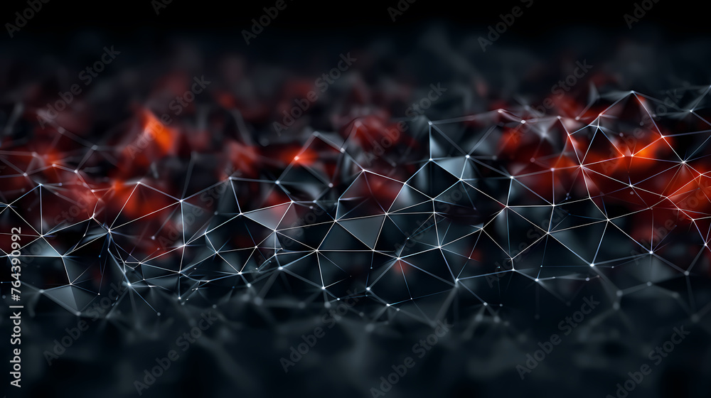 Grid texture background, network connection structure - obrazy, fototapety, plakaty 