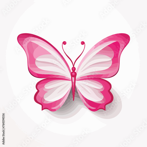 Butterfly ribbon breast cancer awareness campaign i