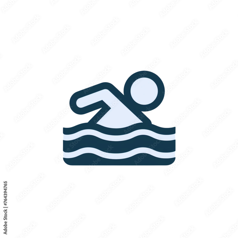 Fototapeta premium swimming vector illustration