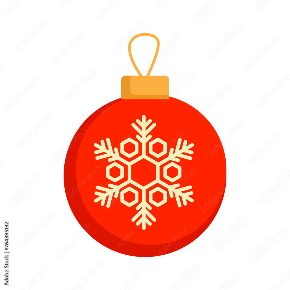 Fototapeta premium Christmas Ball Illustration