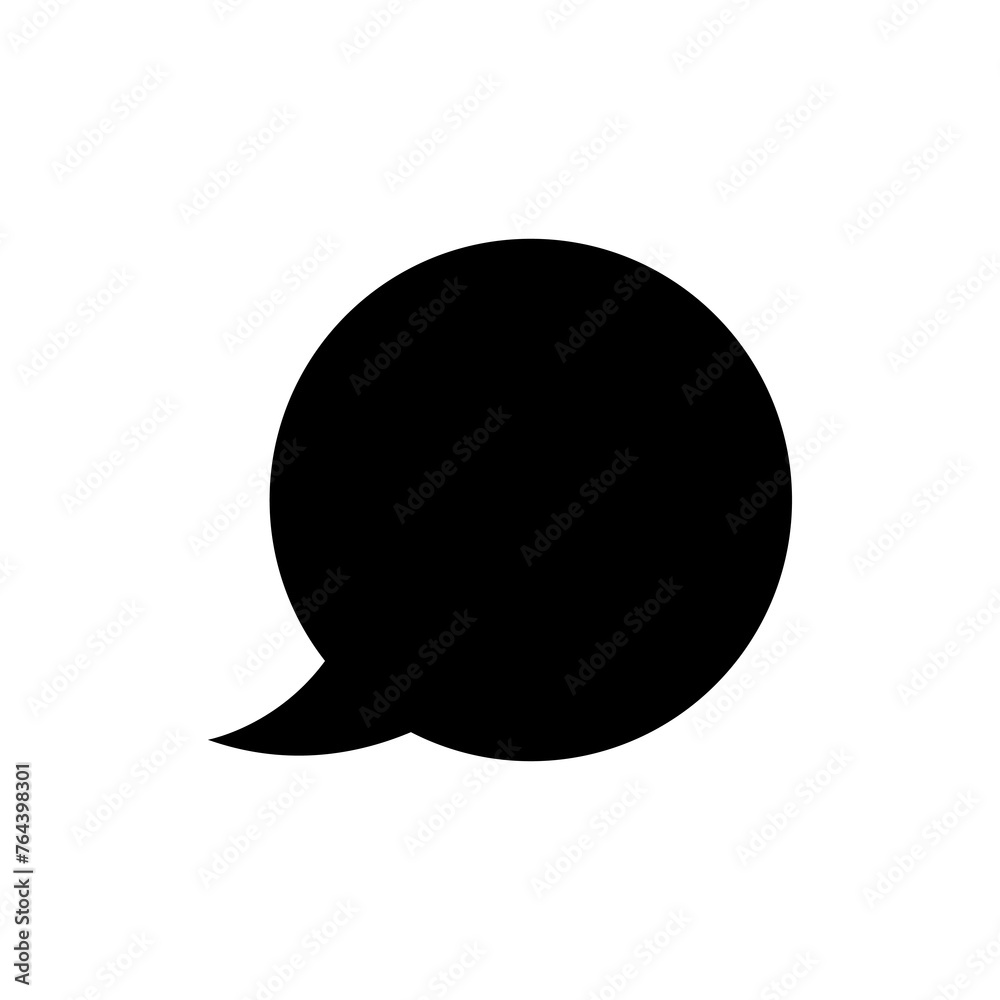 Speech icon simple flat trendy style vector illustration on white background..eps