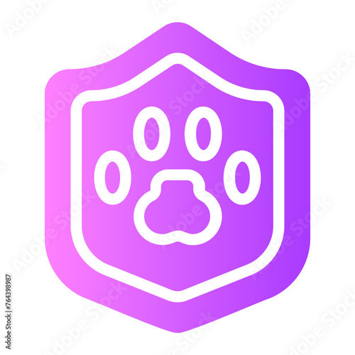 pet insurance gradient icon