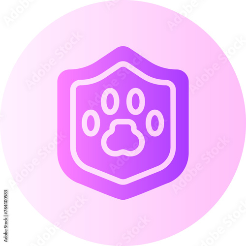 pet insurance gradient icon