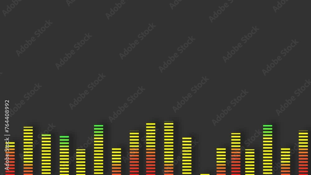 Quicktime Event Graphics Bar Animated EQ bars with a transparent background. Pre-rendered motion ...