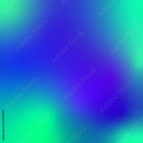 Grainy Blue and Green Gradient (ID: 764408994)