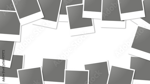 polaroids frame photos border background