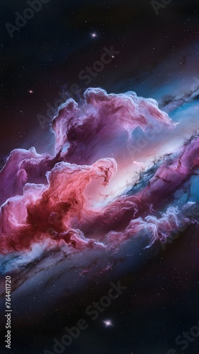 alien planet in space