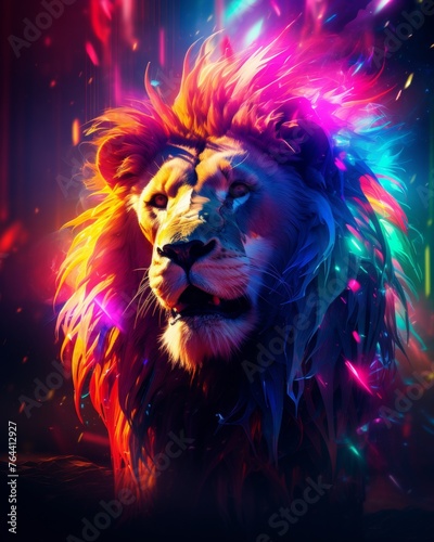 Leo zodiac sign illustration for astrology and horoscope predictions - ideal for zodiac enthusiasts