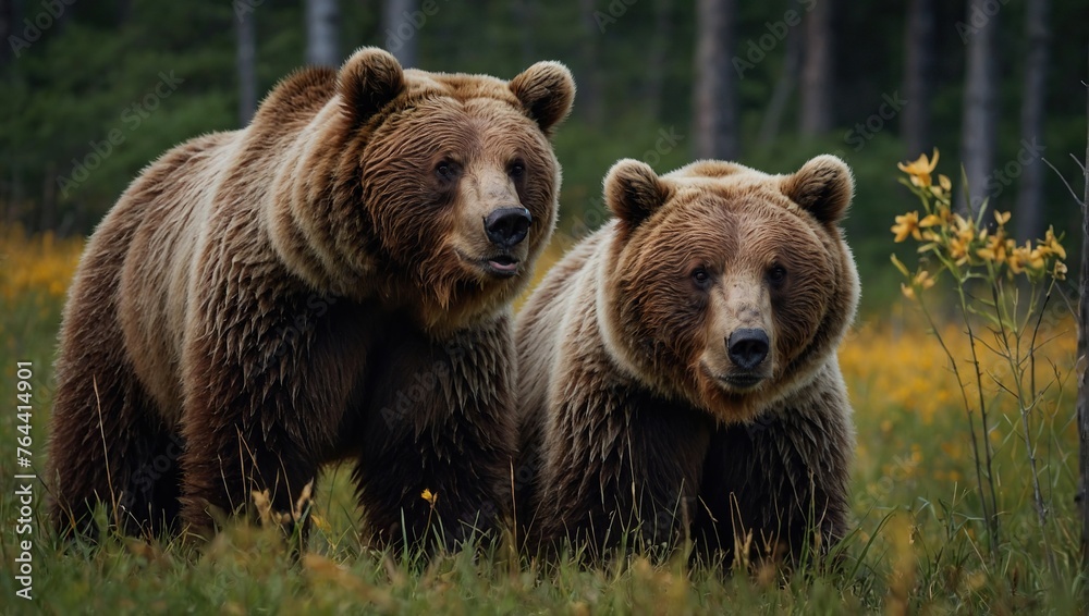 Fototapeta premium brown bears