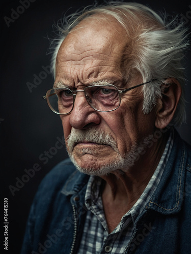 The Unyielding Storm, An Angry Grandfather's Emotion. © BNMK0819