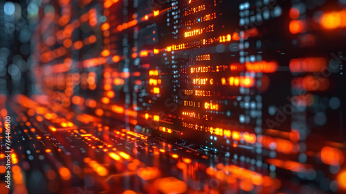 Wallpaper Mural Holographic Interface Featuring Fintech App Symbols Torontodigital.ca