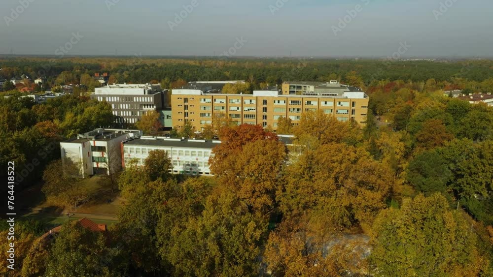 University Mlociny Warsaw Aerial View Poland University Mlociny Warsaw Aerial View Poland