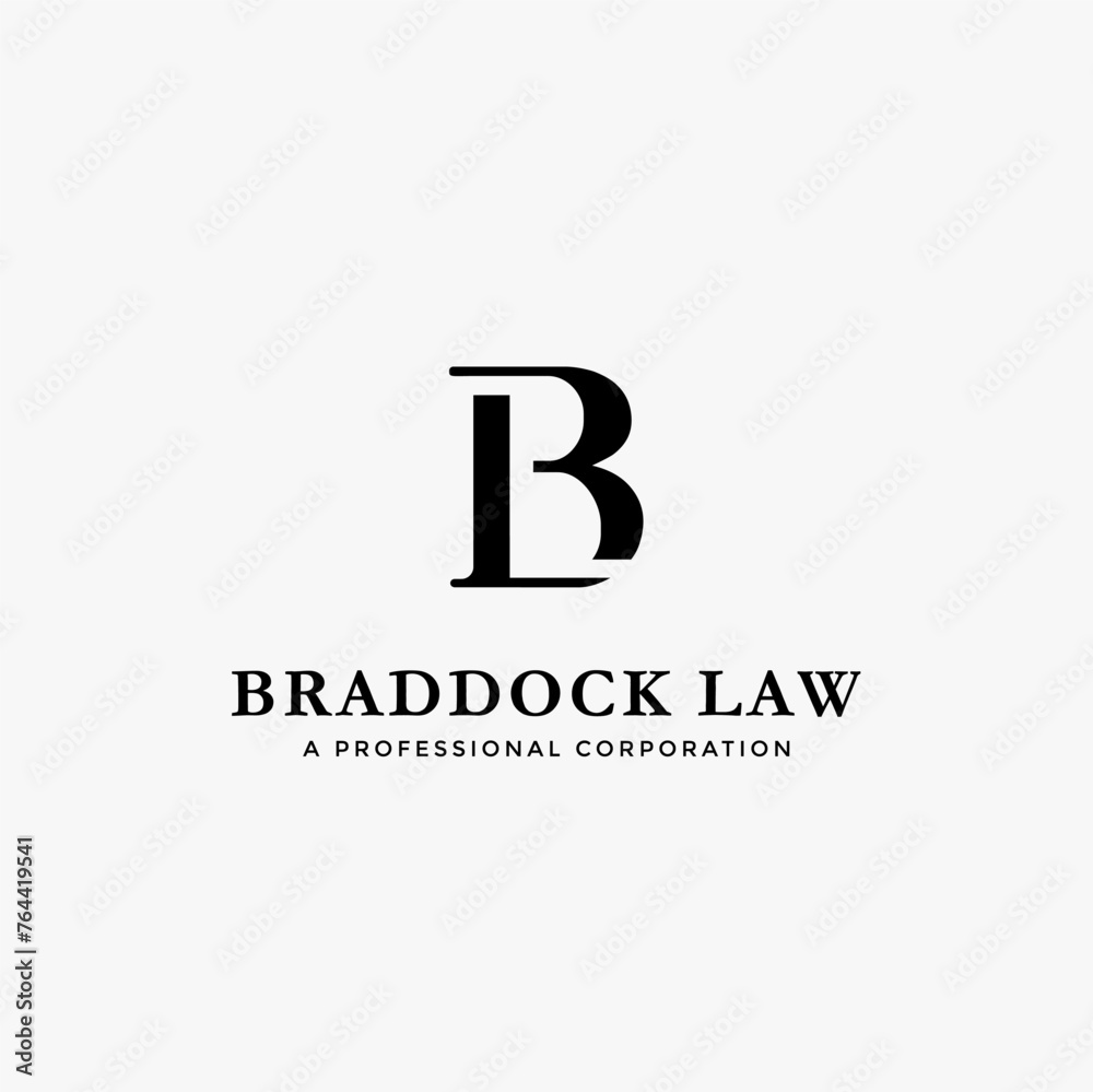 Initial letter logo B and L, BL LB monogram logo icon on white background Initial letter logo B and L, BL LB monogram logo icon on white background