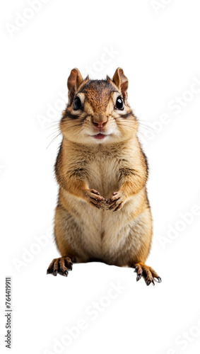 Chipmunk isolated on transparent background